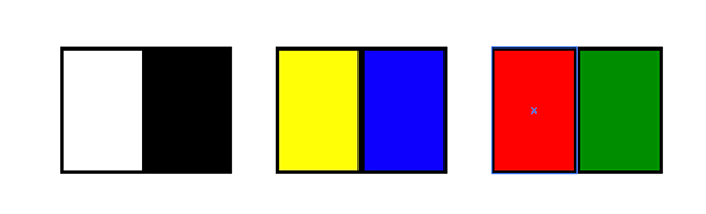 メインカラー2色は互いにコントラストの高い色（反対色）を選ぶ