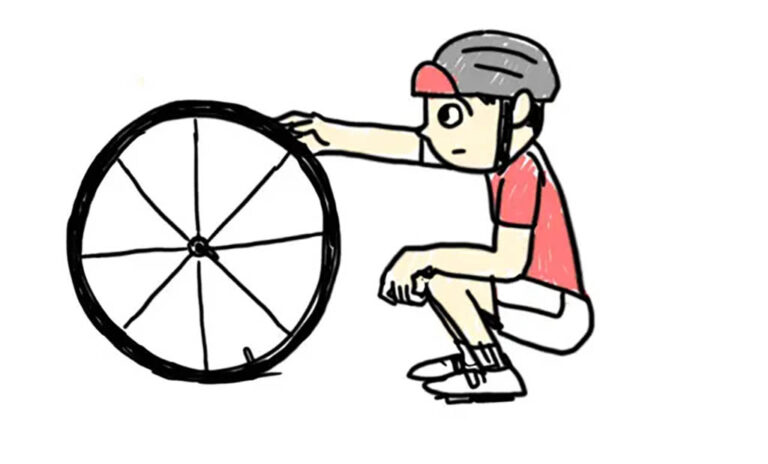 クロスバイク初めてのパンク体験記